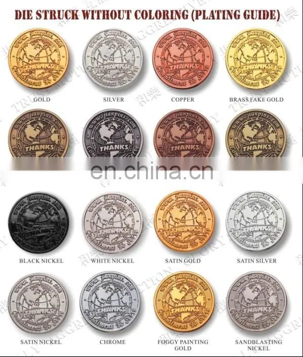 Hot Selling Happy birthday/best wishes collect gifts silver coin with pouch
