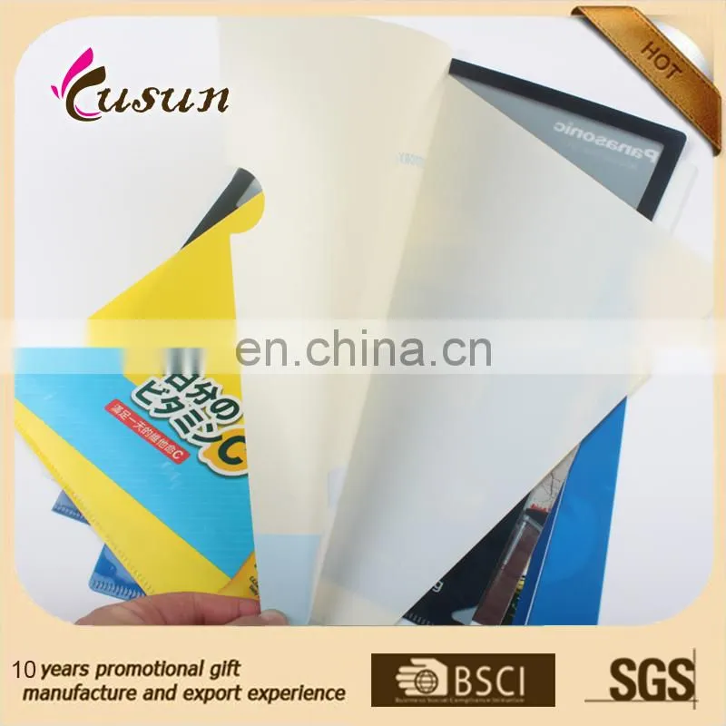 Custom Promotional A4 Size L Shape File Folder