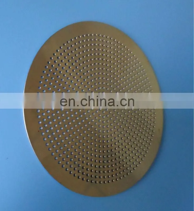 Etching/stamping stainless steel disk filter
