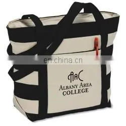 XD1014 Canvas stripe multifunctional handbag New fashion wholesale custom hot style high quality canvas bag