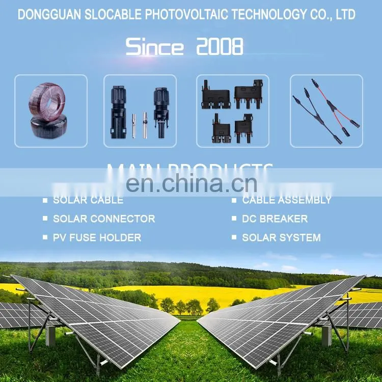 Slocable UV Resistance XLPE Twin Cores 4mm2 Electrical Cable Wire