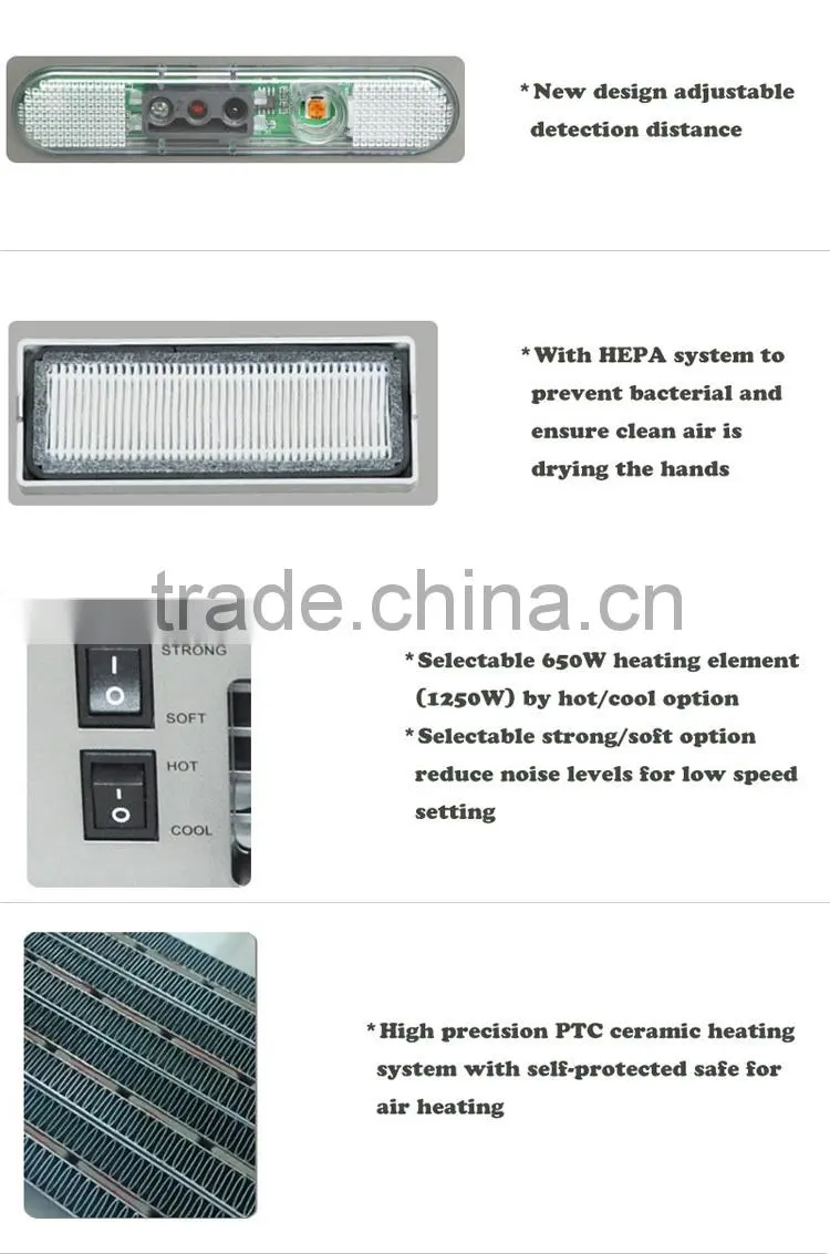 sanitary ware commercial hand dryer machine