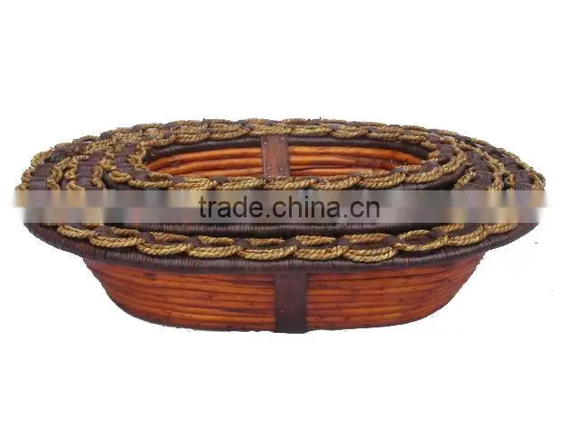 Willow pattern basin, willow-type hat decorations