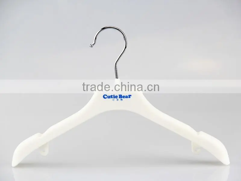 IMY-511 white plastic kids hangers for clothes