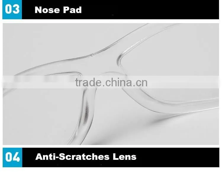 New design clear lab safety glasses with good price PC safety glasses nice ce en166f safety glasses goggles