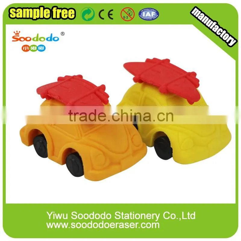 New Design Funny 3D Toy Erasers For Kids