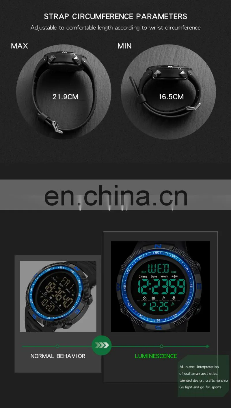 SANDA 6014 Branded men digital wristwatch luminous alarm water resistant multi-functional fashion boys led watches