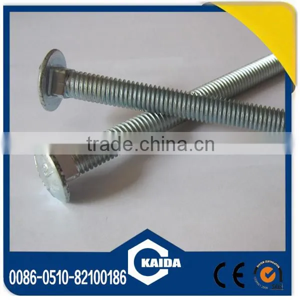 Carbon steel mushroom head square neck bolt DIN603