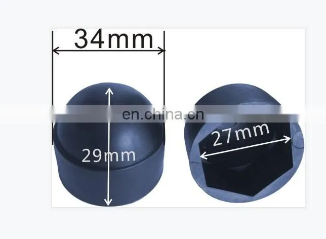 17mm 21mm nut cover ca p for M6 bolt hex bolt plastic ca p hex socket cover ca ps