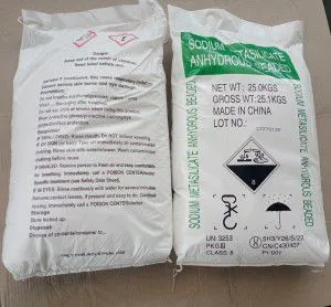 Poderoso limpador de metassilicato de sódio