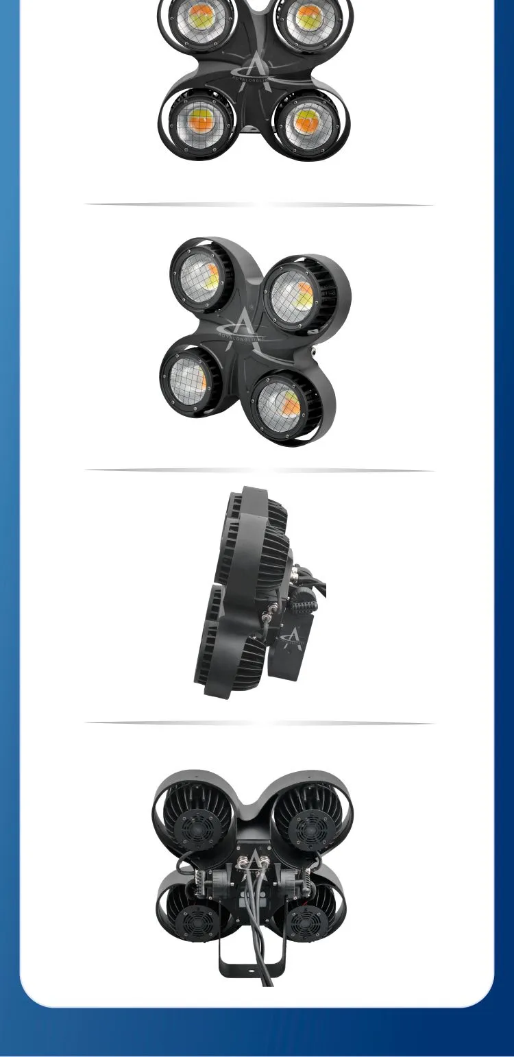 BD04F Binder 4*100W IP65 Waterproof Par Light LED Beads RGBW Full-colored Optional Audience Light