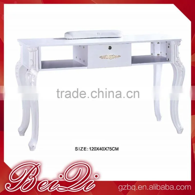 Greek style Nail Salon Table Royal Design Manicure Table Double Nail Table For Nail Spa