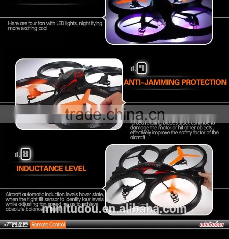 Large 60CM 2.4Ghz 4.5CH 6-AXIS RC Quadcopter RC drone quad copter