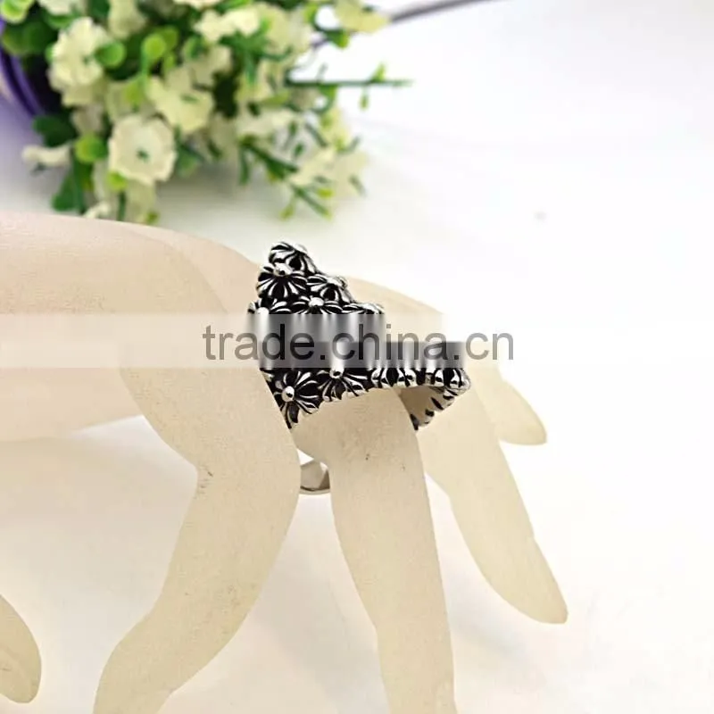 stainless steel jewelry skulls men's ring rocker gay men ring