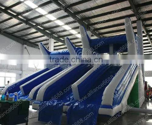 water slide with swimming pool OEM factory