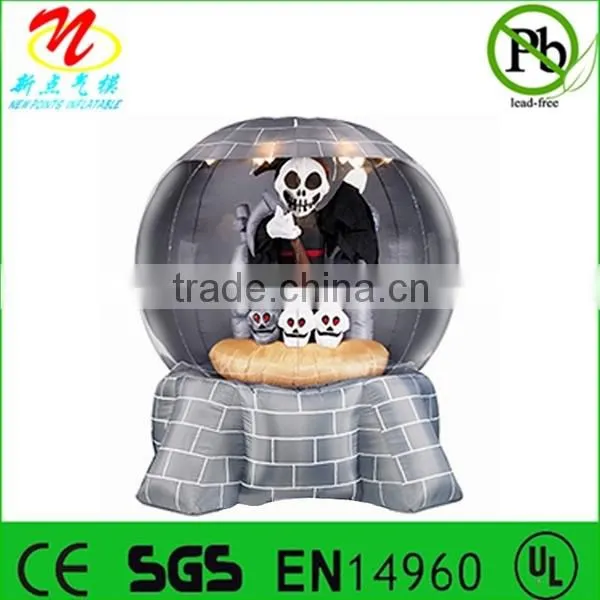 Halloween animated frightening inflatable Frankenstein