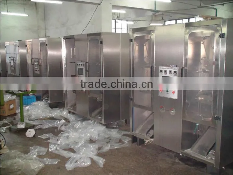 Soy Bean Milk Automatic Liquid Packaging Machine With Two Filling Heads