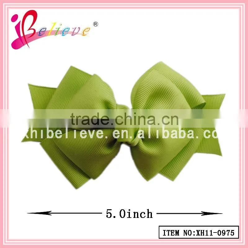 Alibaba factory wholesale ribbon bow products made in China hair jewelry (XH11-0975)