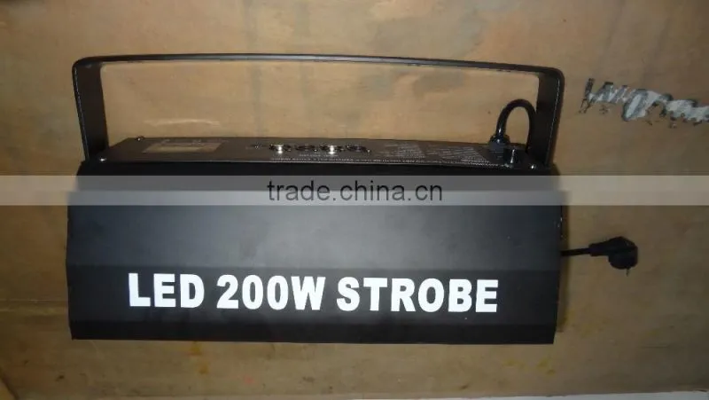 good price led strobe light 200watt AC110-240v low power consumption ,its brightness same as 1500watt strobe light