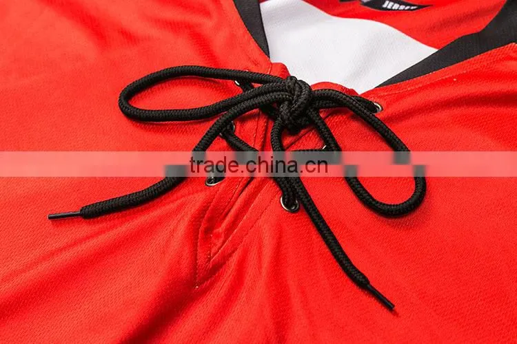 custom sublimated polyester ice hockey shirts sportswear manufacturer
