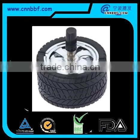 Wheel spinning metal Tin spinning ashtrays