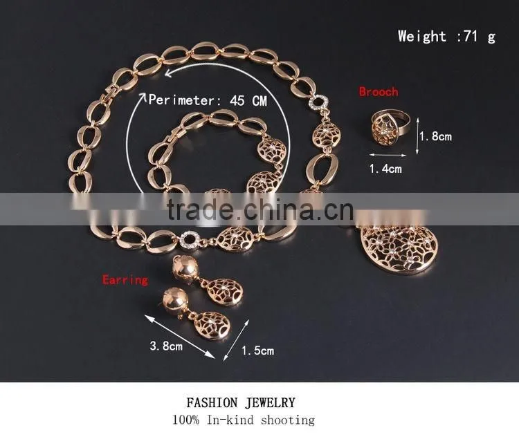 Dubai Gold Body Jewelry Set Factory Direct Price Wholesale For Ladies Set Jewelry
