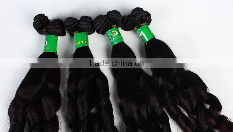 OEM factory SPRIAL CURL 33 body wave remi brazilian hair weave