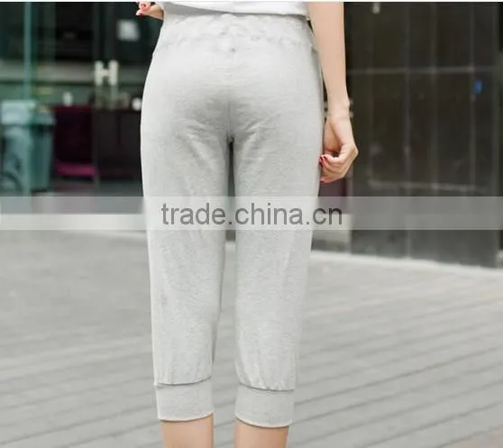 Custom Girls 3/4 Cotton Sweatpants