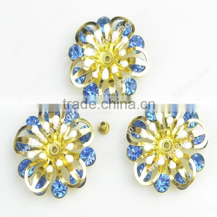 China factory wholesale metal craft flower, metal rose flowers for crafts,