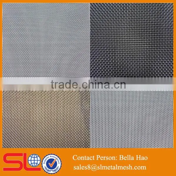 Factory supply 316 stainless steel bulletproof security window screen mesh
