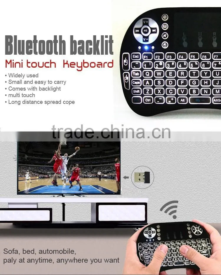 K08II Mini wireless keyboard mouse combo air mouse with backlight