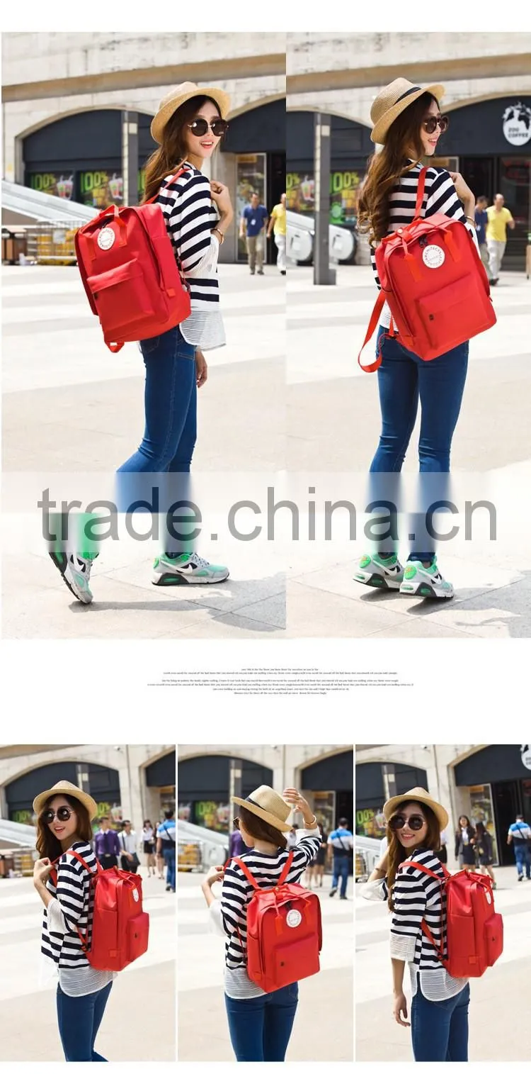 Custom Colorful Fashion Korean unisex backpacl school bag