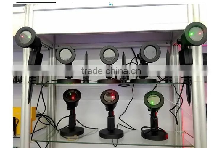 Black Static and Dynamic 110-265V Laser Lawn projector night light