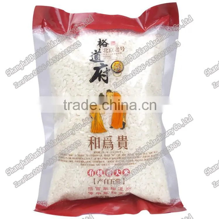 Shanghai Manufacture semi-automatic granule packing machine,1kg 5kg semi rice packing machine