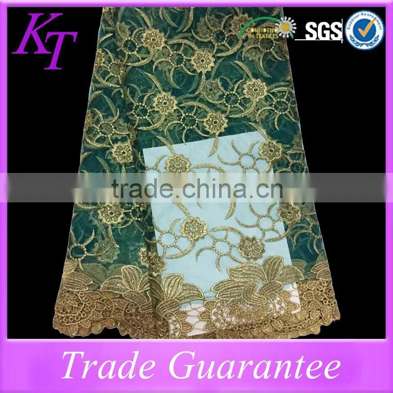 Wholesale luxury high quality new style african velvet lace fabric