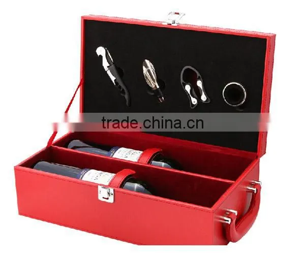 2015 Hot New High Quality leather wine holders