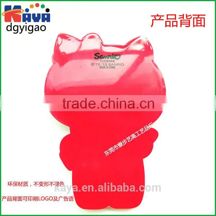Plastic customized fridge magnet sticker