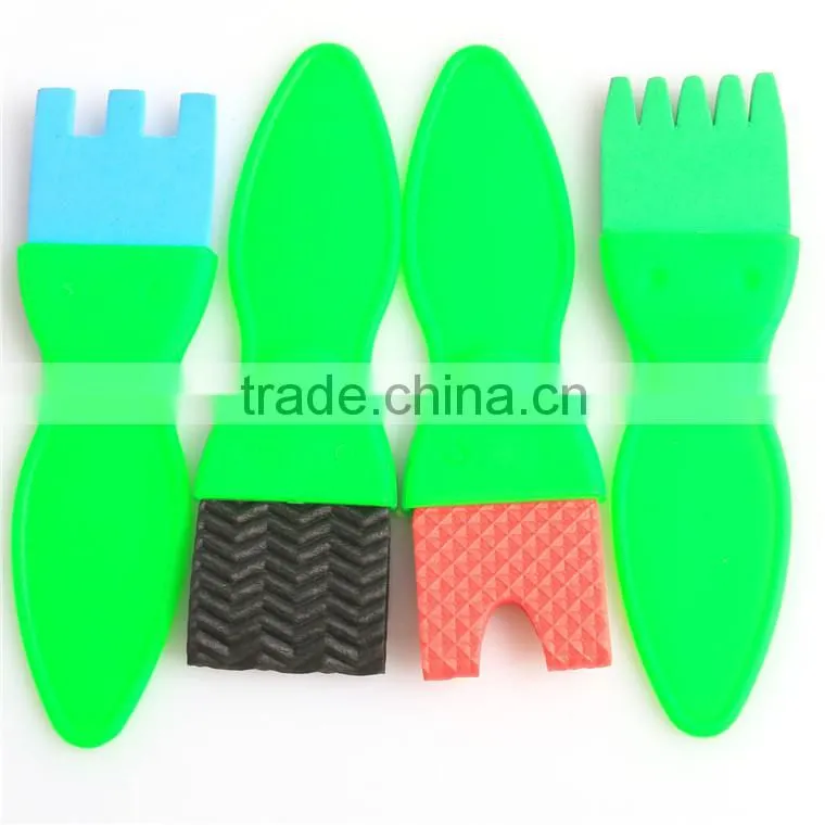 4pcs Free Sample Wholesale DIY Foam Paint Brush