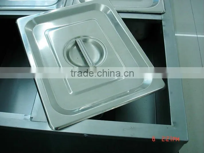 Assembled Restaurant Food Warmer With Wheels