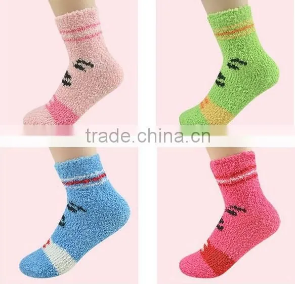 women`s ruffle winter thick children socks