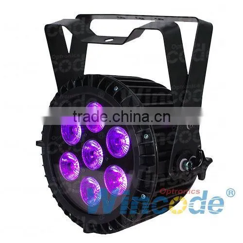 7*18W 6 in 1 waterproof led slim par light / disco light / night club & Dj lighting