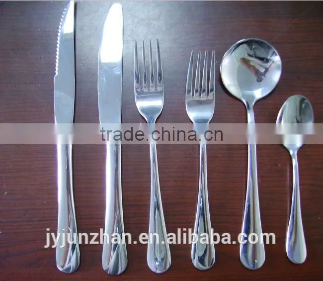 Round spoon of stainless steel 410 with low price