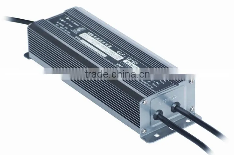 100W Aluminum Case Economy Constant Voltage waterpoof led power supply