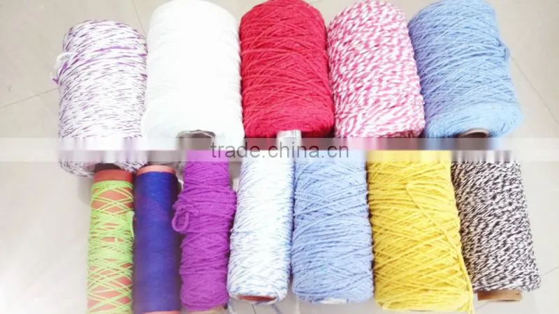 cotton poly melange yarn for sock knitting china 100%