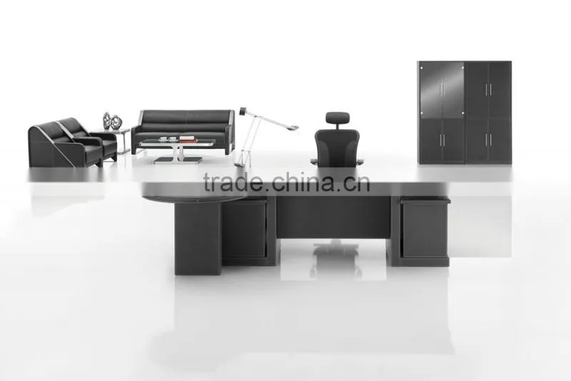 MT-32 glass table wood pvc office table office desk set executive office desk