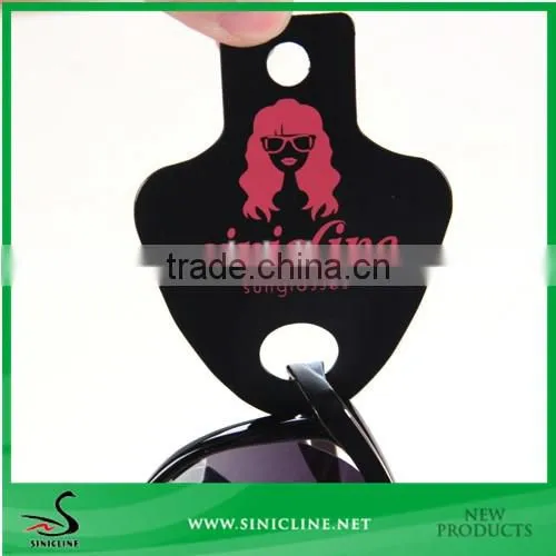 Sinicline customized black sunglasses holder, hanger