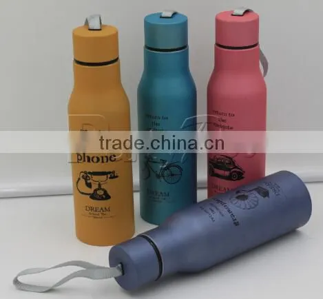 Partypro 2015 New Products Custom Logo 750ml Stainless Steel Water Bottle