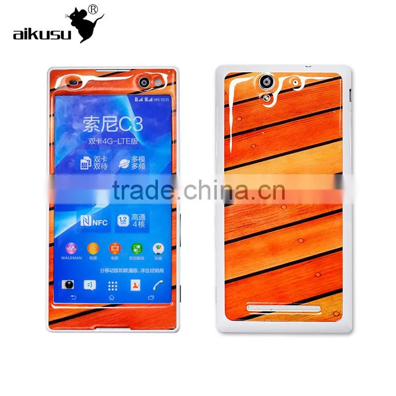 wholesale luxury epoxy gel skin covers for Sony Ericsson C3