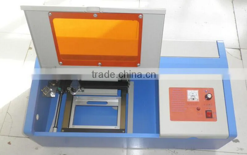 Mini laser 200*100mm 40w Portable stamp engraving machine best price for sales G2010