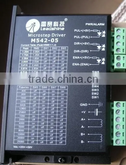 Leadshine Microstep Driver M542-05 for laser machine